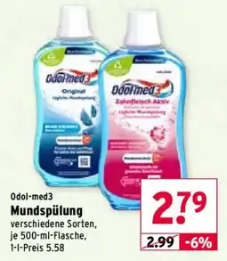 Wasgau Odol-med3 Mundspülung Angebot