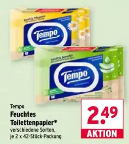 Wasgau Tempo Feuchtes Toilettenpapier* Angebot
