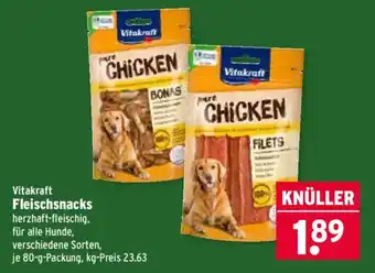 Wasgau Vitakraft Fleischsnacks Angebot