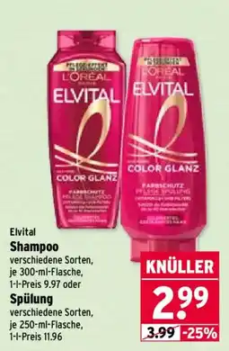 Wasgau Elvital Shampoo Angebot