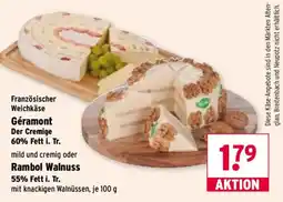 Wasgau Géramont Rambol Walnuss Angebot