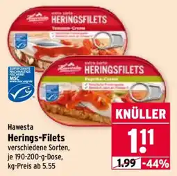 Wasgau Hawesta Herings-Filets Angebot