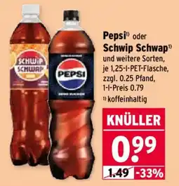 Wasgau Pepsi oder Schwip Schwap Angebot