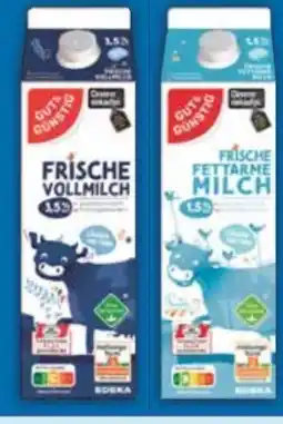 E-Center Gut & Günstig Frische Fettarme Milch Angebot