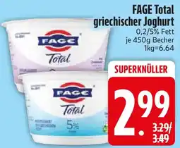 Edeka FAGE Total griechischer Joghurt Angebot