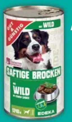 E-Center Gut & Günstig Saftige Brocken Hundenassnahrung Angebot