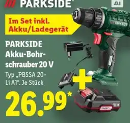 Lidl PARKSIDE Akku-Bohr-schrauber 20 V Angebot