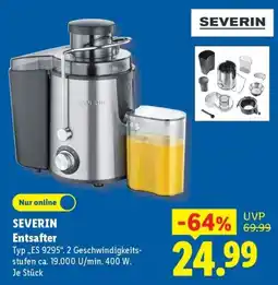 Lidl Severin entsafter Angebot