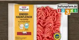 REWE Center Rewe Regional Rinder Hackfleisch Angebot