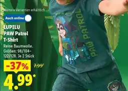 Lidl Lupilu paw patrol t-shirt Angebot