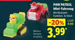 Lidl PAW PATROL Mini-Fahrzeug Angebot