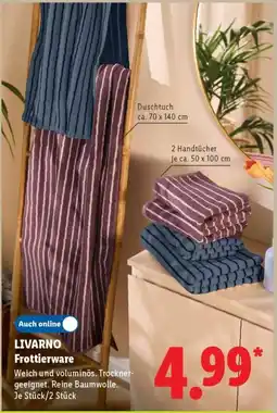Lidl LIVARNO Frottierware Angebot