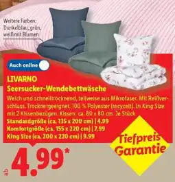 Lidl LIVARNO Seersucker-Wendebettwäsche Angebot