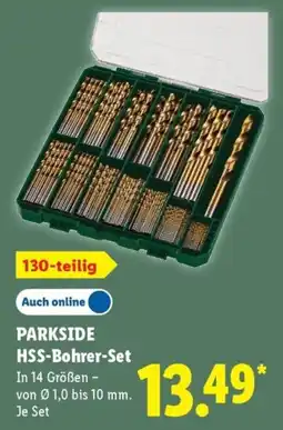 Lidl PARKSIDE HSS-Bohrer-Set Angebot