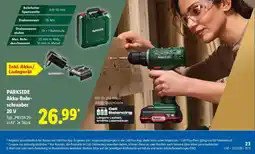 Lidl PARKSIDE Akku-Bohrschrauber Angebot