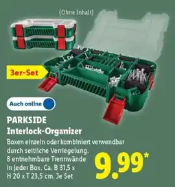 Lidl PARKSIDE Interlock-Organizer Angebot