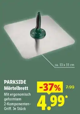 Lidl PARKSIDE Mörtelbrett Angebot
