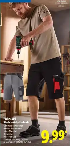 Lidl PARKSIDE Stretch-Arbeitsshorts Angebot
