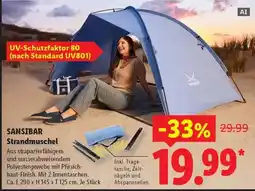 Lidl SANSIBAR Strandmuschel Angebot
