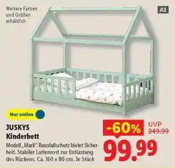 Lidl JUSKYS Kinderbett Angebot