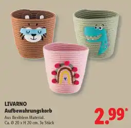 Lidl LIVARNO Aufbewahrungskorb Angebot
