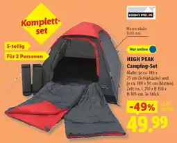 Lidl HIGH PEAK Camping-Set Angebot