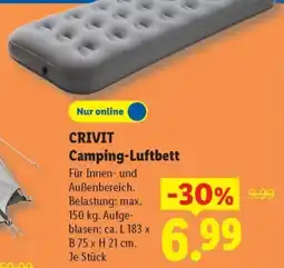 Lidl CRIVIT Camping-Luftbett Angebot