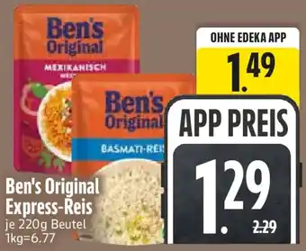 Edeka Ben's Original Express-Reis Angebot