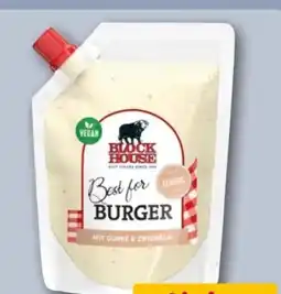 REWE Center Block House American Burger Sauce Vegan Angebot
