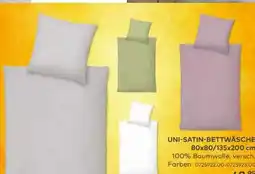 porta Uni-Satin-Bettwäsche Angebot