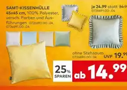 porta Samt-Kissenhülle Angebot