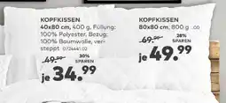 porta Brinkhaus Silvercrown Kopfkissen Nature Angebot