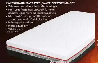 porta Mondo WAVE Performance Kaltschaummatratze Angebot