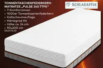 porta Schlaraffia TONNENTASCHENFEDERKERN MATRATZE PULSE 240 TTFK Angebot