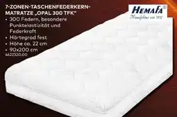 porta Hemafa 7-ZONEN-TASCHENFEDERKERNMATRATZE OPAL 300 TFK Angebot