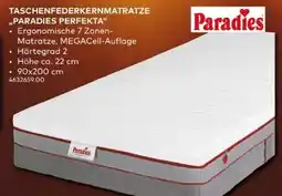 porta Taschenfederkernmatratze Paradies Perfekta Angebot