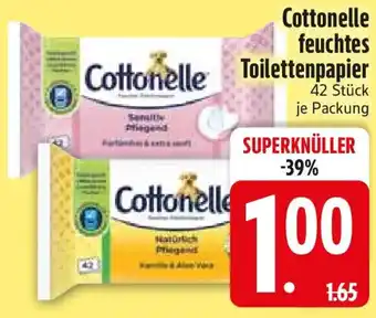 Edeka Cottonelle feuchtes Toilettenpapier Angebot