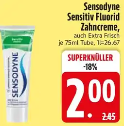 Edeka Sensodyne Sensitiv Fluorid Zahncreme Angebot