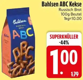 Edeka Bahlsen ABC Kekse Angebot