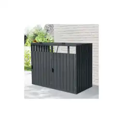 Netto Marken-Discount HOME DELUXE Mülltonnenbox dreitürig CUBO - 4x 240L Angebot