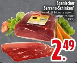 Edeka Spanischer Serrano-Schinken Angebot