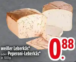 Edeka weißer Leberkäs oder Peperoni-Leberkäs Angebot