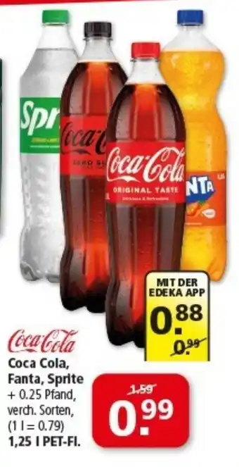 Multi Markt Coca Cola, Fanta, Sprite Angebot