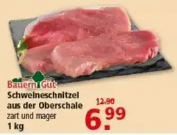 Multi Markt BauernGut Schweineschnitzel aus der Oberschale Angebot