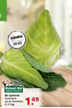Multi Markt Bio Spitzkohl Angebot