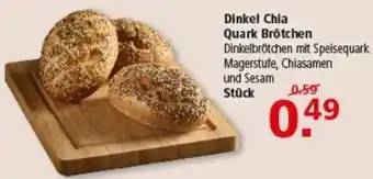 Multi Markt Dinkel Chia Quark Brötchen Angebot