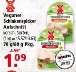 Multi Markt Veganer Schinkenspicker Angebot