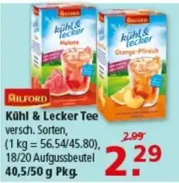 Multi Markt Milford Kühl & Lecker Tee Angebot