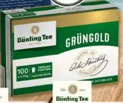 Multi Markt Bünting Tee Grüngold Tassenportionen Angebot
