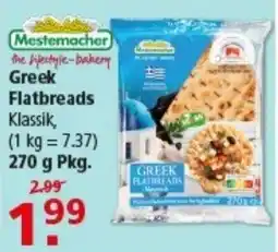 Multi Markt Mestemacher Greek Flatbreads Klassik Angebot